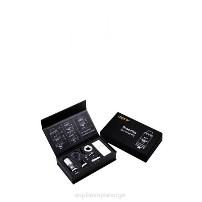 Aspire Vape Oslo - Aspire Quad-Flex overlevelsessett 6NNX191 rustfritt stål