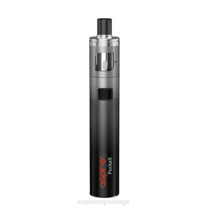 Aspire Vape Shop - Aspire Pockex jubileumsutgavesett 6NNX117 svart og hvit gradient