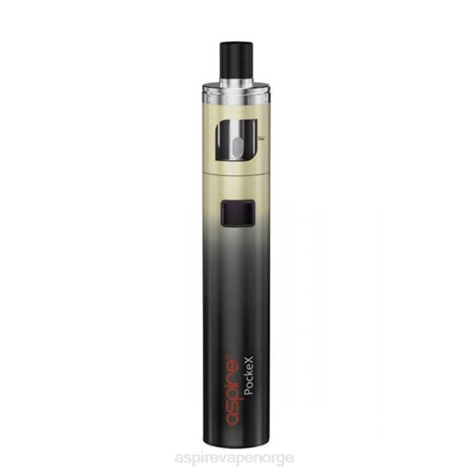 Aspire Vape Shop - Aspire Pockex jubileumsutgavesett 6NNX117 svart og hvit gradient